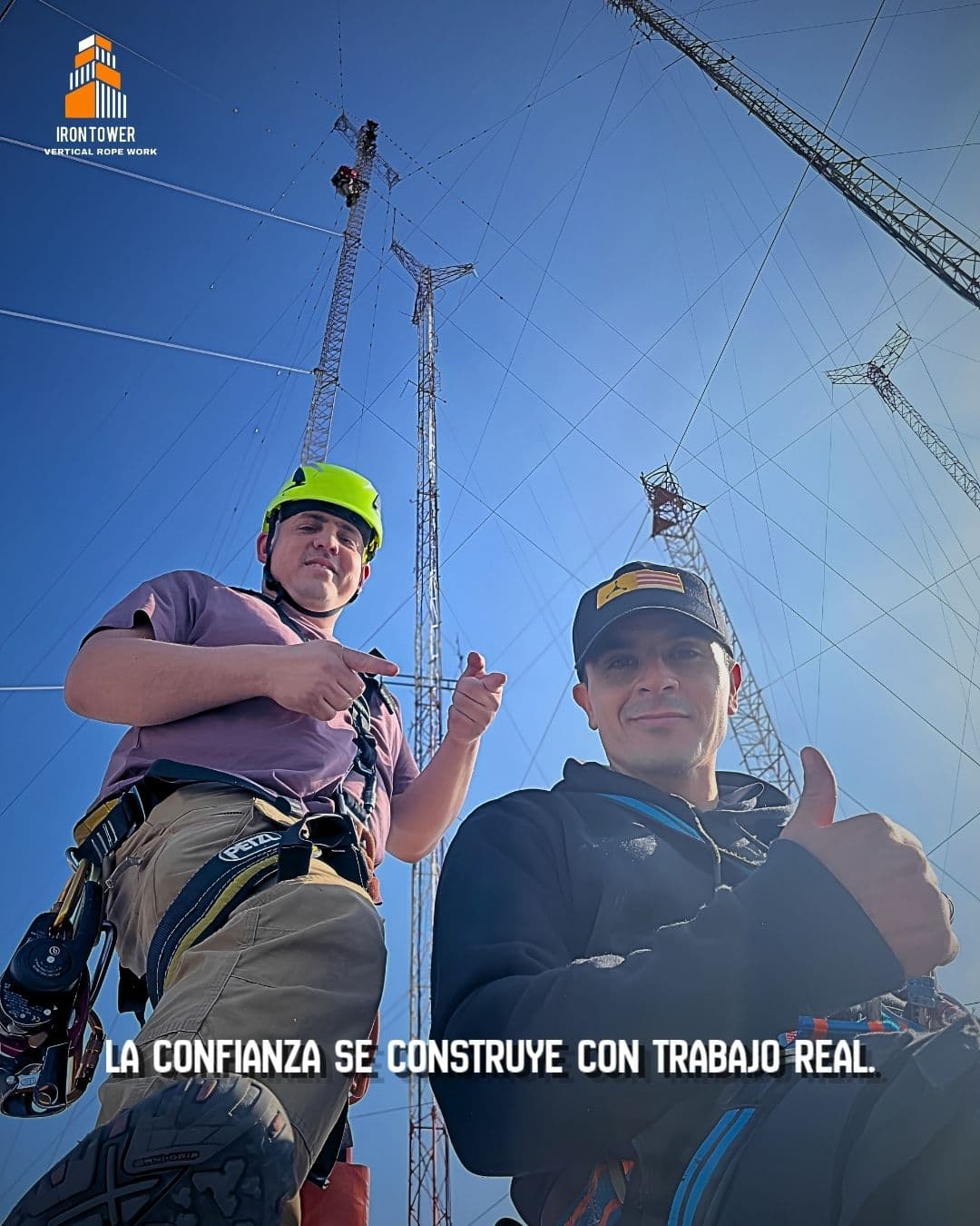 La confianza se construye con trabajo real en infraestructura de telecomunicaciones